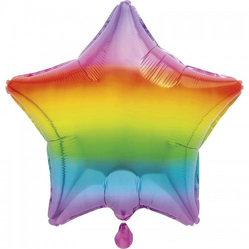 Balão Estrela Arco-Íris